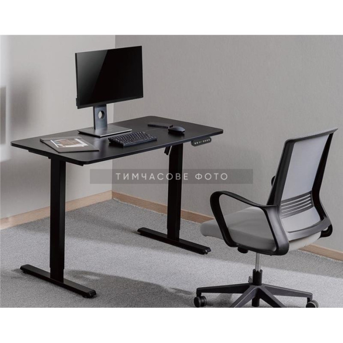 Стол компьютерный 2E Motorized, 120х60x73 см, черный