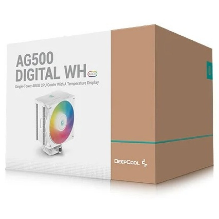 Deepcool AG500 DIGITAL WH ARGB R-AG500-WHADMN-G-1