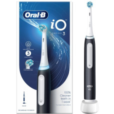 Oral-B ультразвуковая iO Series 3 Matte Black щетина средняя