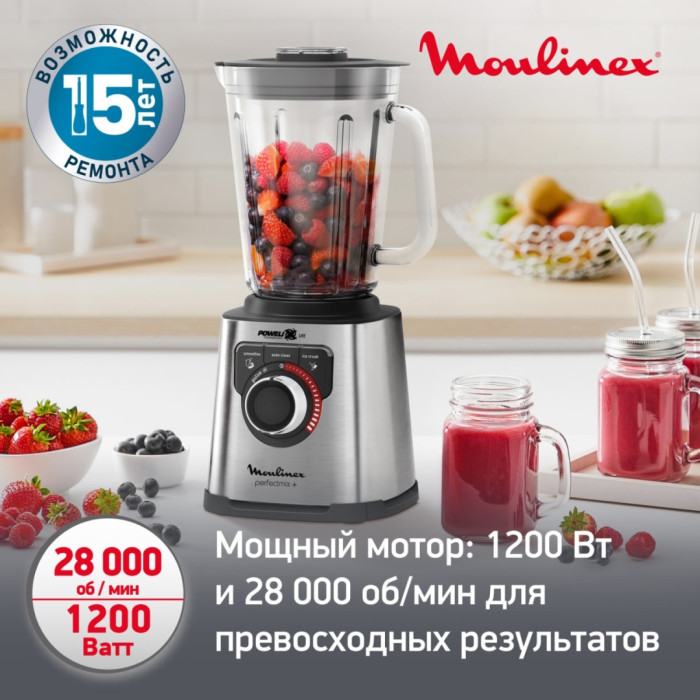 Moulinex PerfectMix+ LM811D10 серебристый