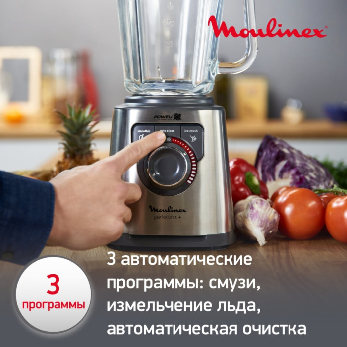 Moulinex PerfectMix+ LM811D10 серебристый