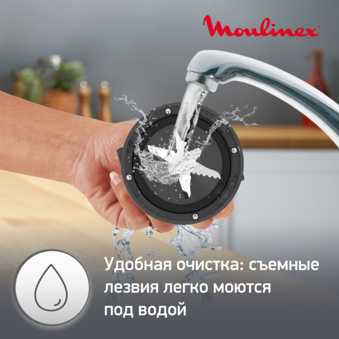 Moulinex PerfectMix+ LM811D10 серебристый