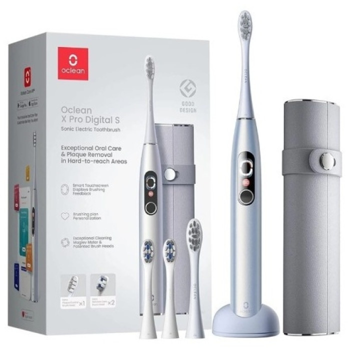 Xiaomi звуковая X Pro Digital Set Silver щетина средняя