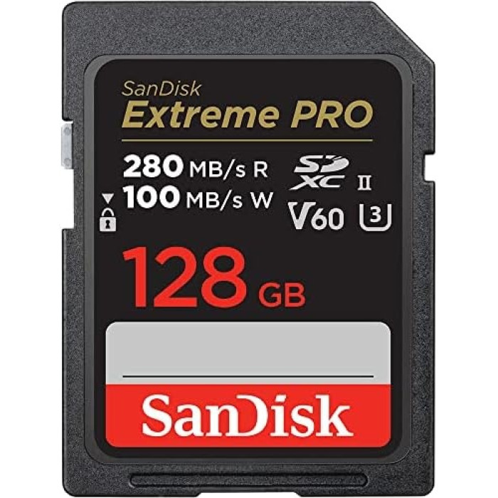 SanDisk Secure Digital XC Extreme PRO UHS-II V60 SDSDXEP-128G-GN4IN 128 Гб