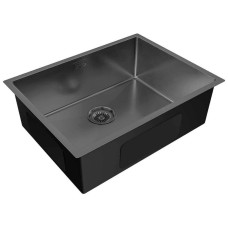 Paulmark PM 215844-GM Вороненая сталь врезная 58х40х20 см, нержавеющая сталь