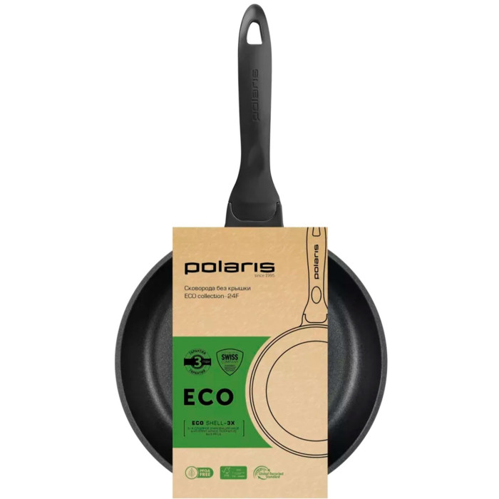 Сковорода универсальная Polaris ECO collection 24F 24 см, алюминий