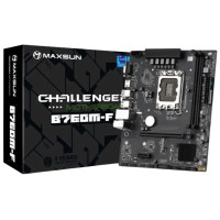 Материнская плата MaxSun Challenger B760M-F, LGA1700 B760, 2xDDR4 3xSATA 3xM.2 HDMI+VGA mATX