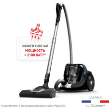 Tefal X-Trem Cyclonic Effitech TW7C71EA черный, зеленый