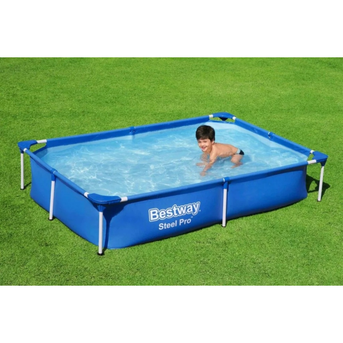 Бассейн каркасный Bestway 56401 Steel Pro, 221x150x43 см