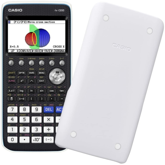 CASIO FX-CG50-W-EH, 10+2-разрядный, белый, черный