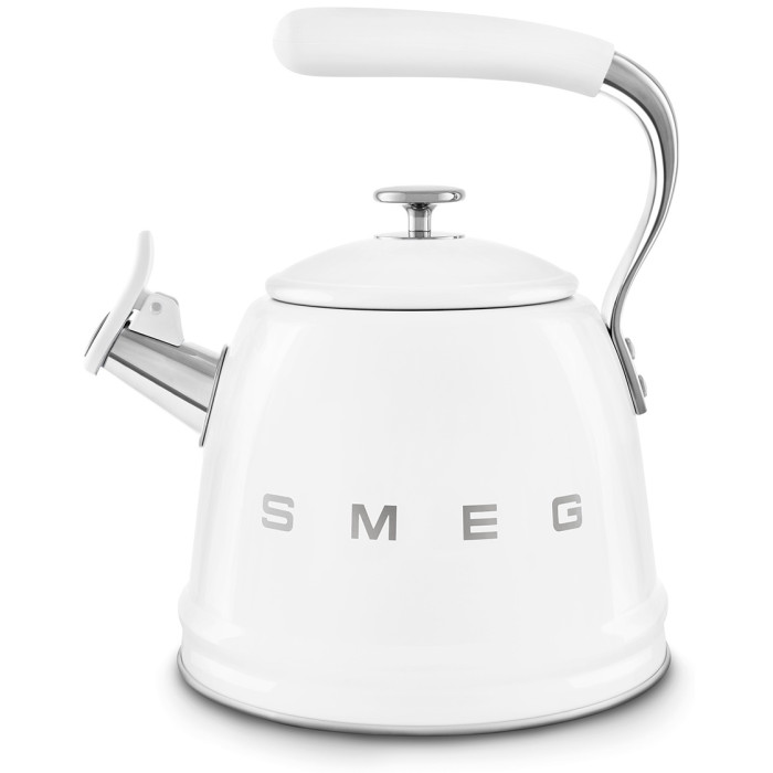 Smeg чайник Стиль 50-х г.г. CKLW2001WH 23 л, нержавеющая сталь