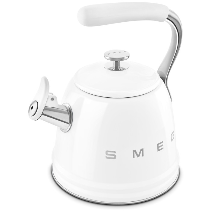 Smeg чайник Стиль 50-х г.г. CKLW2001WH 23 л, нержавеющая сталь