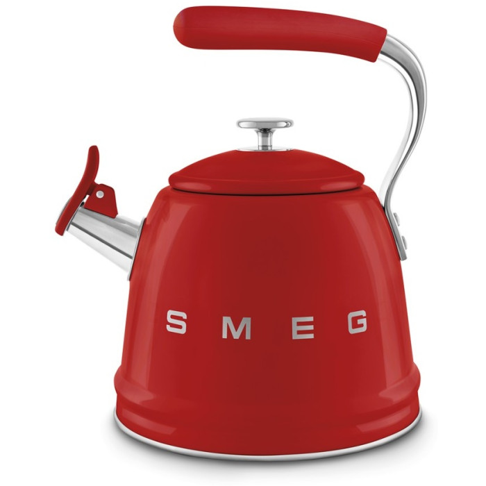 Smeg чайник Стиль 50-х г.г. CKLW2001RD 2.3 л, алюминий, нержавеющая сталь