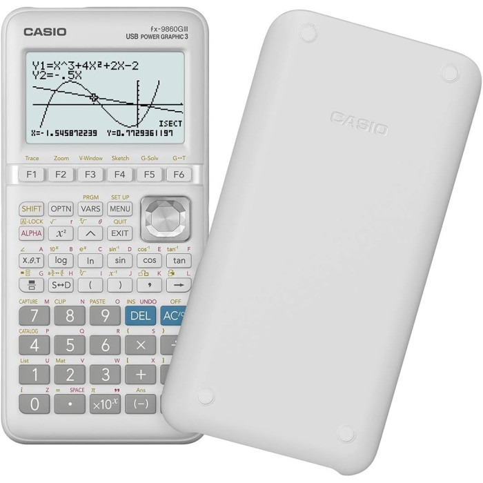 CASIO FX-9860GIII-W-ET, 10+2-разрядный, белый