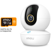 Imou комплект видеонаблюдения Комплект Wi-Fi видеокамера Imou Ranger RC 3MP + Карта памяти ST2-64-S1 Imou, 3 расширение 2688х1664