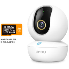 Imou комплект видеонаблюдения Комплект Wi-Fi видеокамера Imou Ranger RC 3MP + Карта памяти ST2-64-S1 Imou, 3 расширение 2688х1664