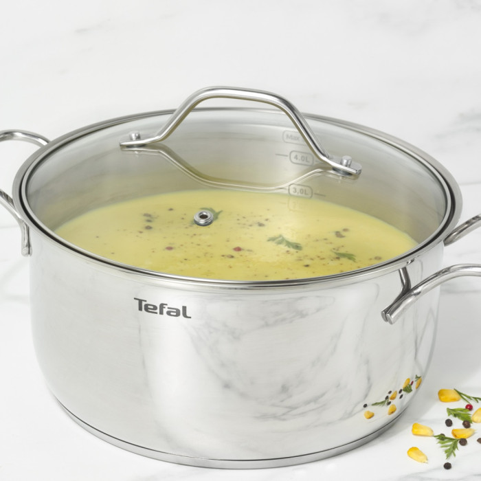Кастрюля 5 л, Tefal B8644674 нержавеющая сталь