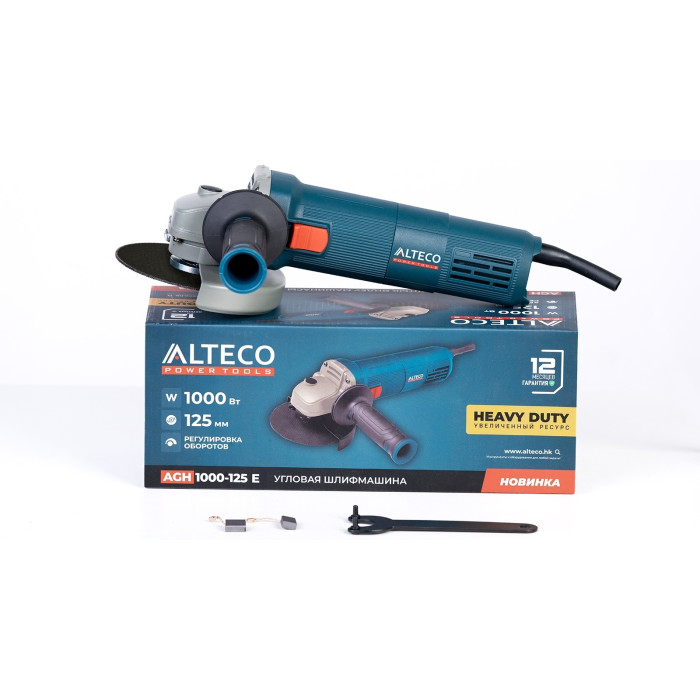 Шлифмашина угловая ALTECO Heavy Duty AGH 1000-125 E 40940