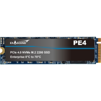 Твердотельный накопитель SSD 3840Gb, M.2 2280, Exascend PE4, 3D TLC, PCIe4.0, TBW 4000, R2800/W2800