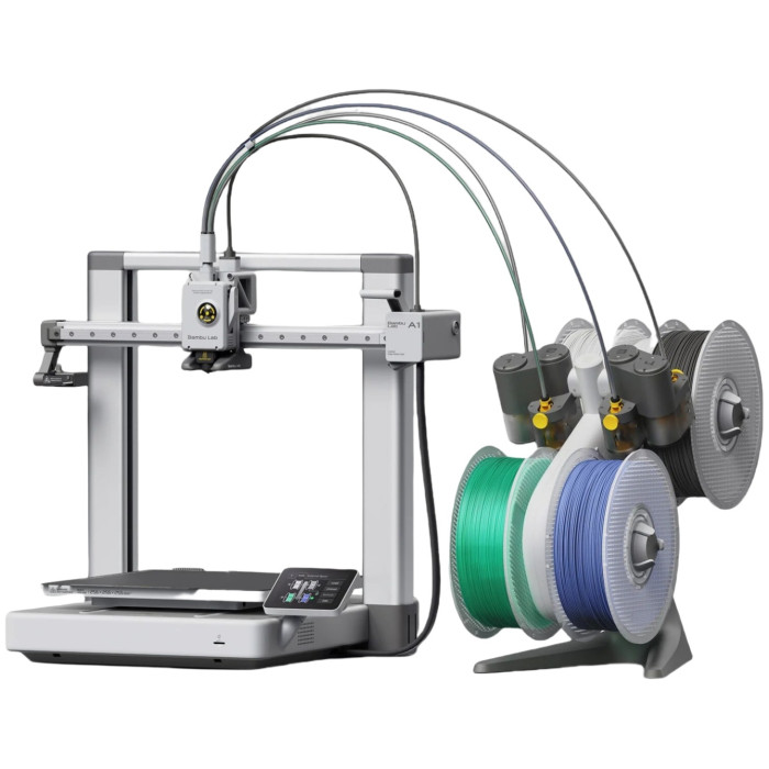 Филаментный 3D принтер Bambu Lab A1-Combo-EU (PF002-A+SA005-EU2)
