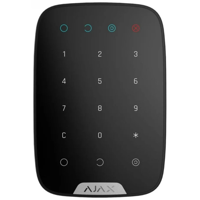 Ajax KeyPad черный Беспроводная сенсорная клавиатура