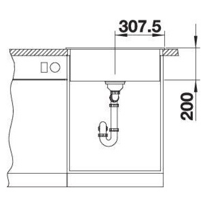 Blanco BLANCO Naya 6 мягкий белый (527128) мягкий белый врезная 61.5х51х20 см, искусственный камень
