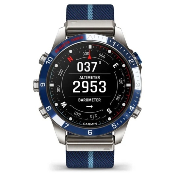 Garmin MARQ Captain Gen 2 серебристый-синий-синий