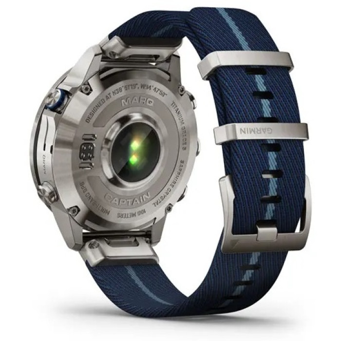Garmin MARQ Captain Gen 2 серебристый-синий-синий