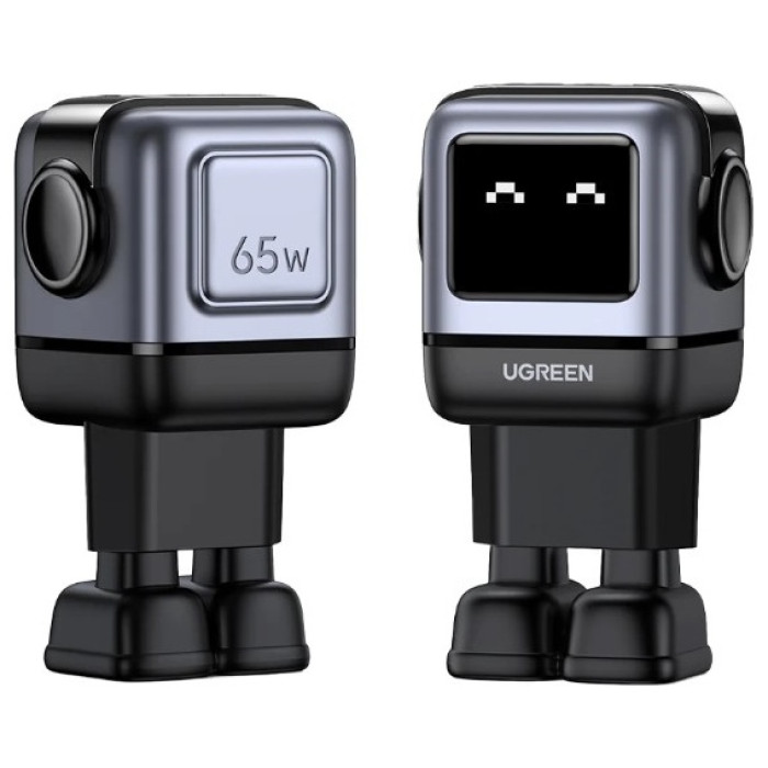 Ugreen Nexode Robot 65W GaN CD361 (25685B) USB Type-C, USB 65 Вт черный
