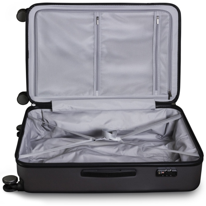 Чемодан NinetyGo Danube luggage 28 Global version поликарбонат, полиэстер 100 серый