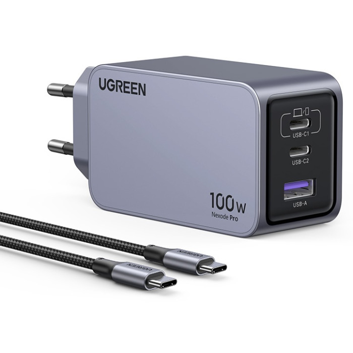 Ugreen 25874 USB Type-C, USB серый