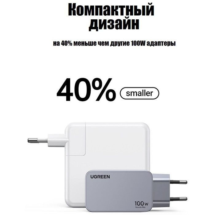Ugreen 25874 USB Type-C, USB серый
