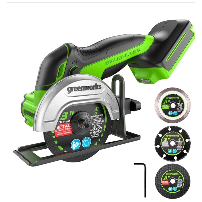 Шлифмашина угловая Greenworks 3402007