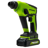 Greenworks GD24SDS1K2 (3803107UARU) 1.2 Дж, SDS-Plus