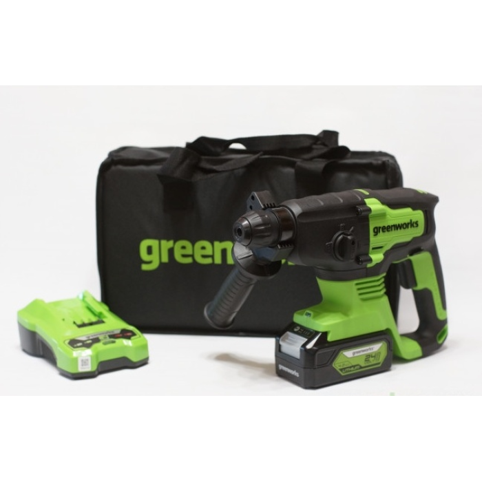 Greenworks GD24SDS2K4 (3803007UBRU) 2 Дж, SDS-Plus