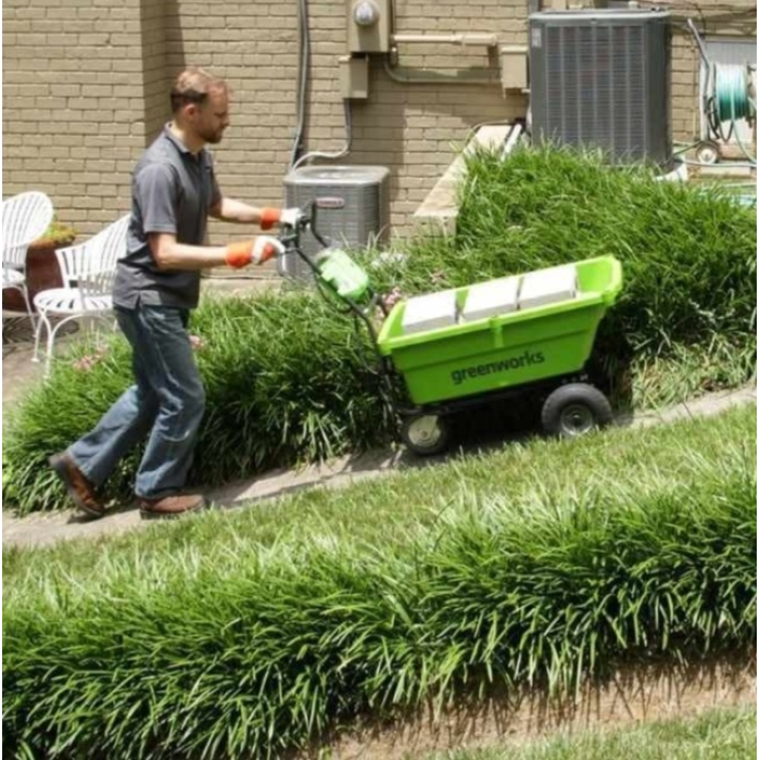 Greenworks тележка для сада G40GCK4 (7400007UBRU)