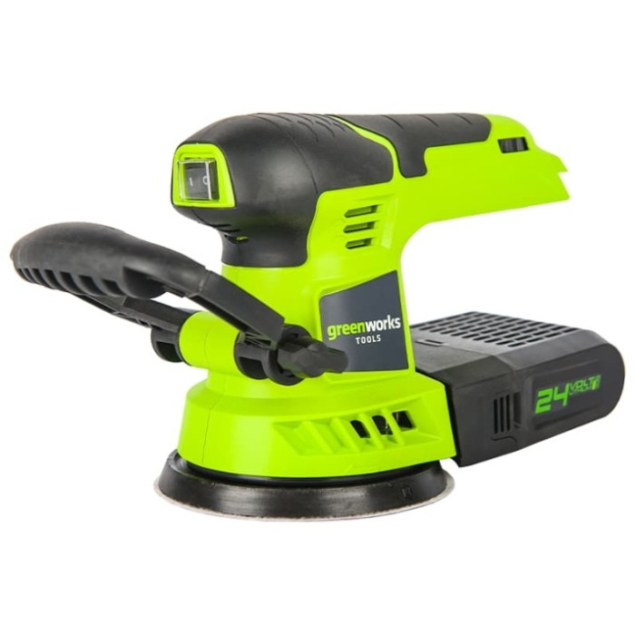 Шлифмашина эксцентриковая Greenworks G24ROS 24V без АКБ и ЗУ