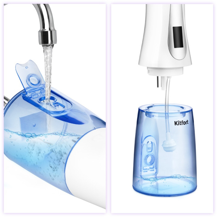 Kitfort КТ-2913 бело-голубой