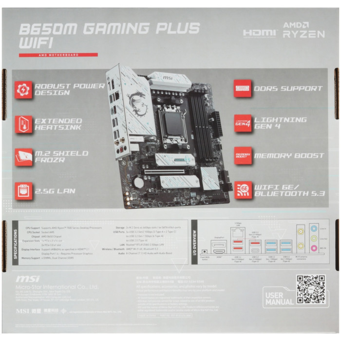 MSI B650M GAMING PLUS WIFI