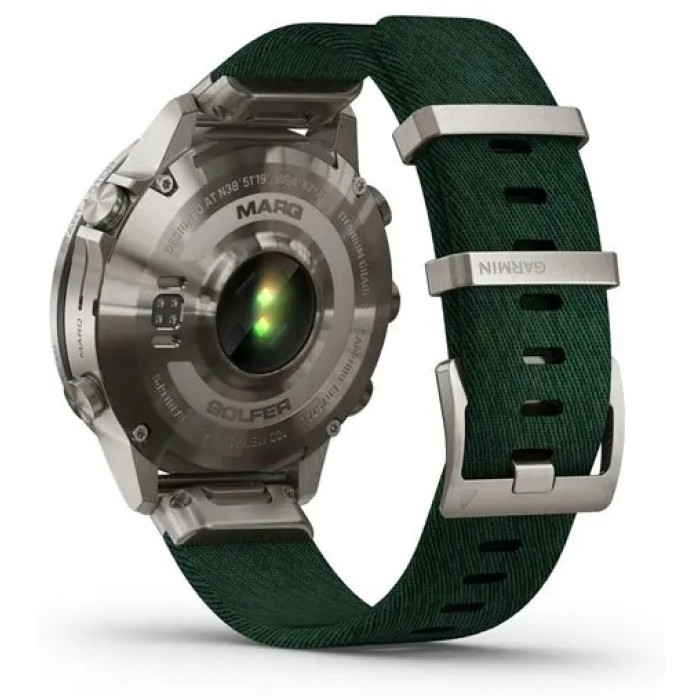 Garmin MARQ Golfer Gen 2 серебристый-зеленый-зеленый