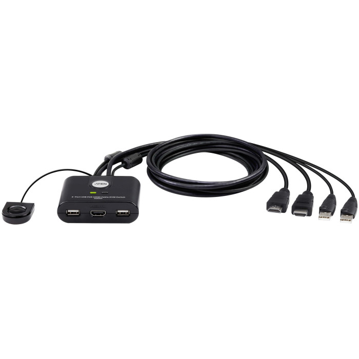 KVM-переключатель ATEN HDMI - USB 2.0 A 1.2 м CS22HF-AT