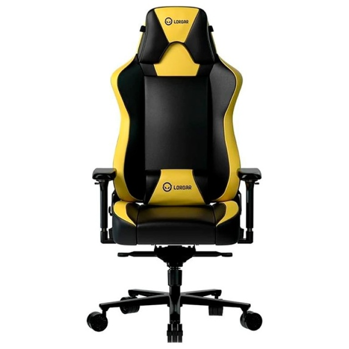 Игровое кресло Lorgar Base 311, черный, желтый