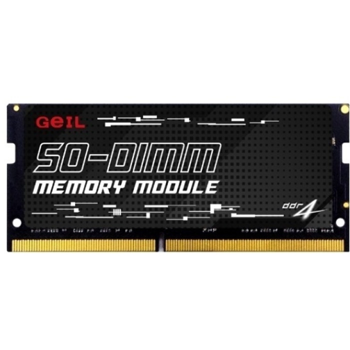 Оперативная память для ноутбука 16Gb DDR4 2666MHz GEIL SO-DIMM 19-19-19-43 GS416GB2666C19S