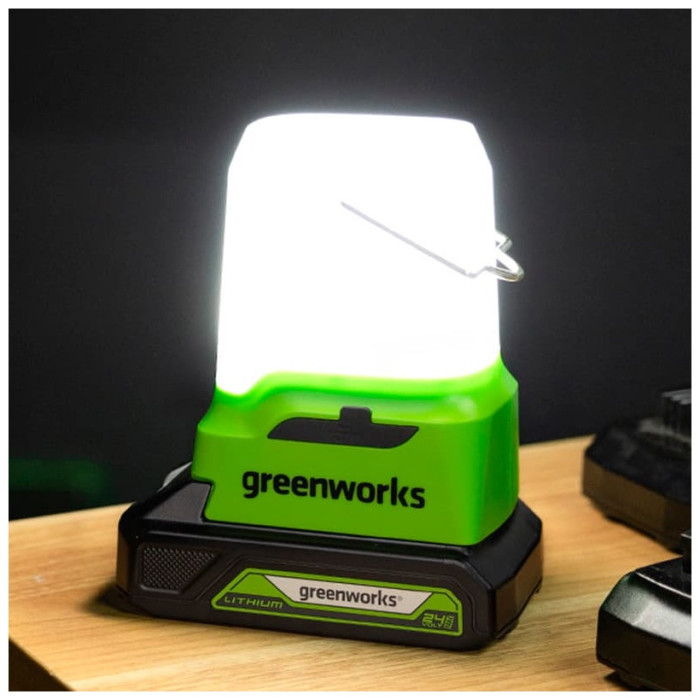 Greenworks ручной фонарь G24LA500 24V питание от аккумулятора