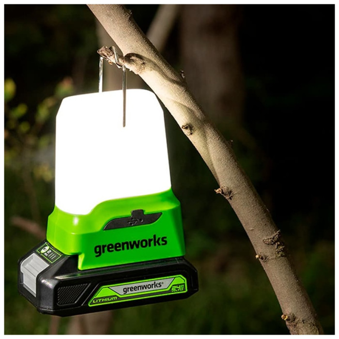 Greenworks ручной фонарь G24LA500 24V питание от аккумулятора