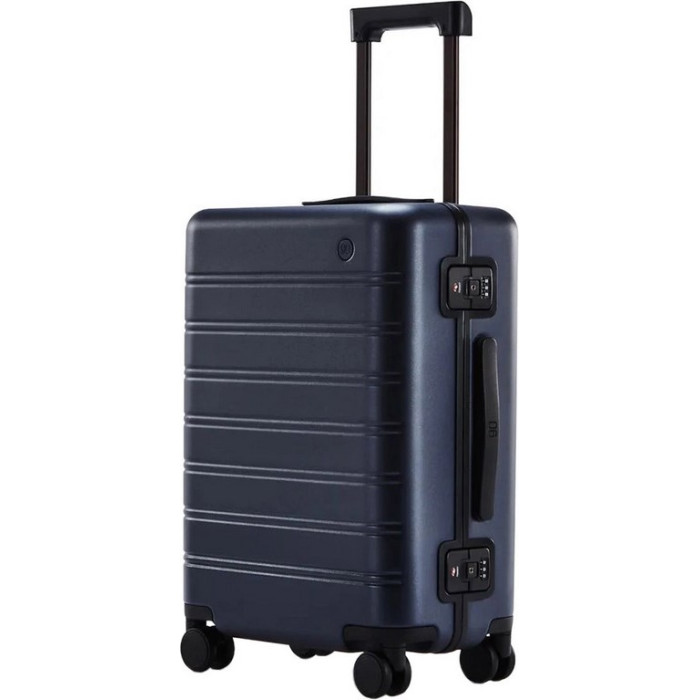 Чемодан NinetyGo Manhattan Frame Luggage поликарбонат, алюминий, полиэстер 39 синий