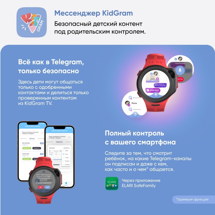 Elari 4GR M красно-черный