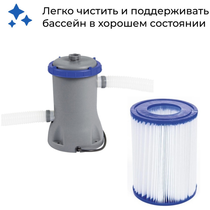 Бассейн каркасный Bestway Steel Pro Max 56438, 457x122 см
