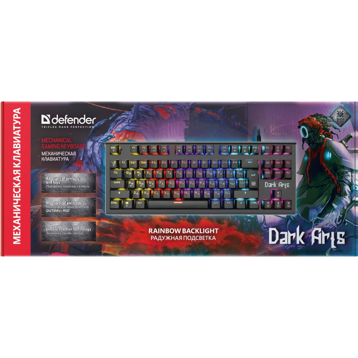 Defender Dark Arts GK-375 черный