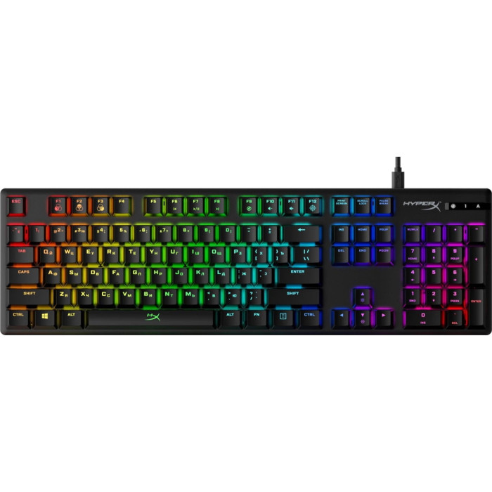 HyperX Alloy Origins PBT HX Red 639N3AA черный